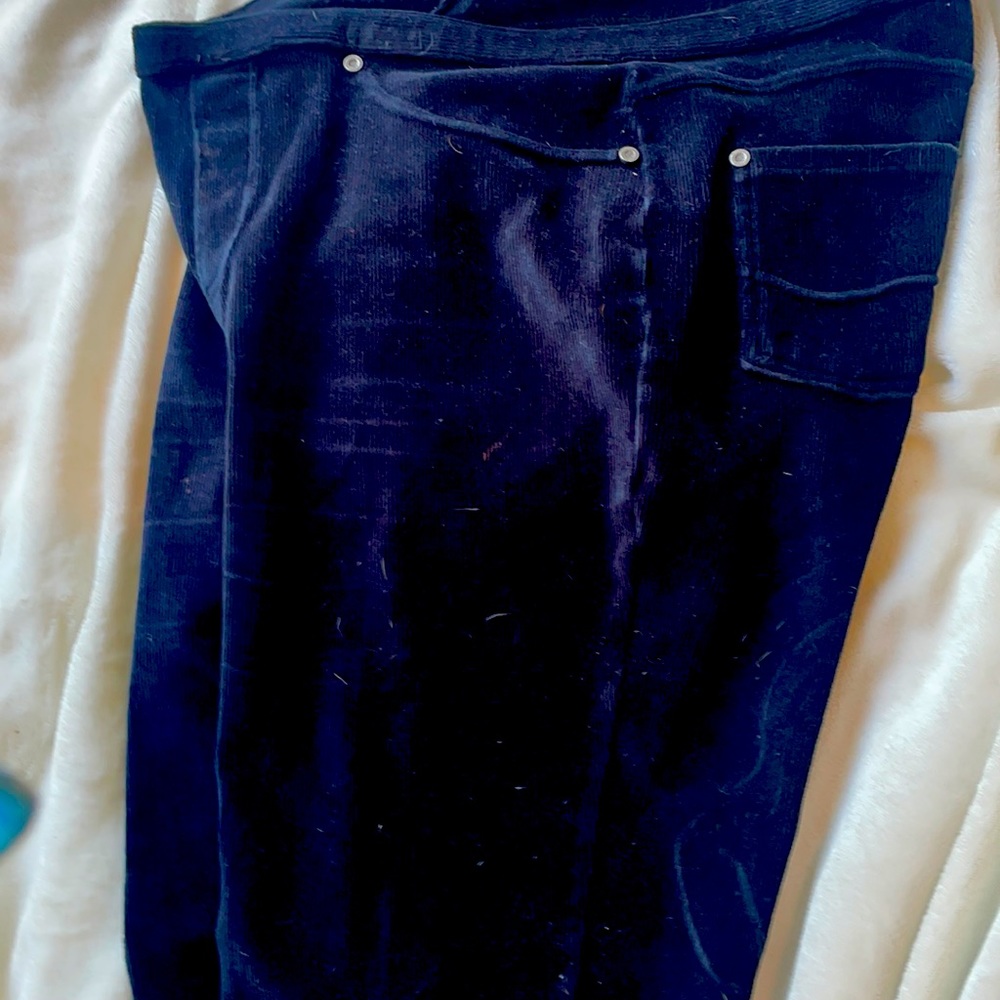 Black corduroy pants